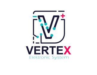 Projekt graficzny logo dla firmy online Vertex